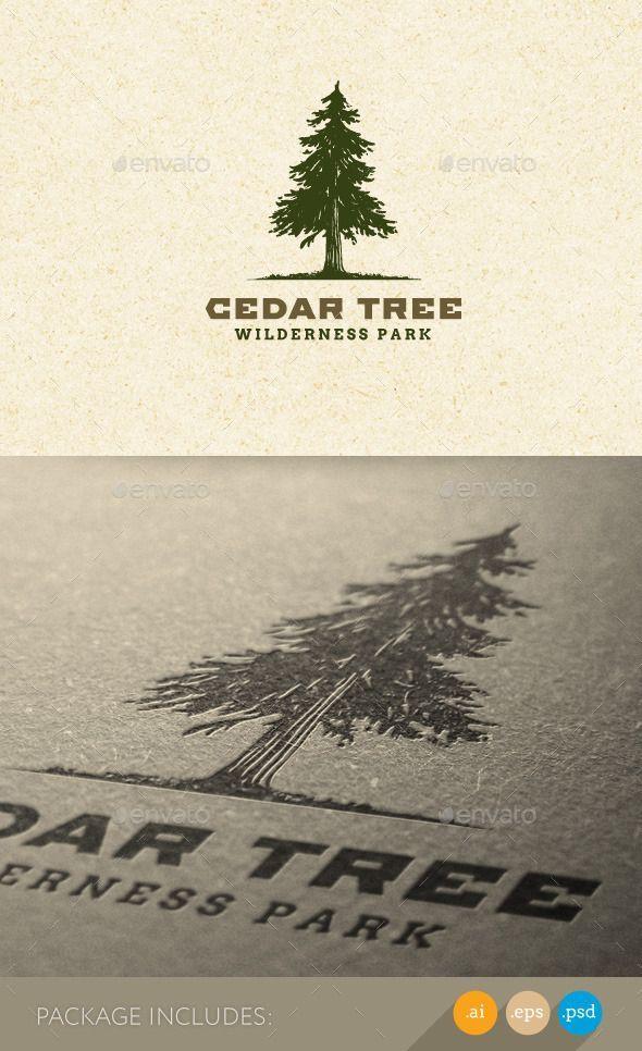 Cedar Tree Logo - Nature Logos. Logo design, Logo templates, Logos