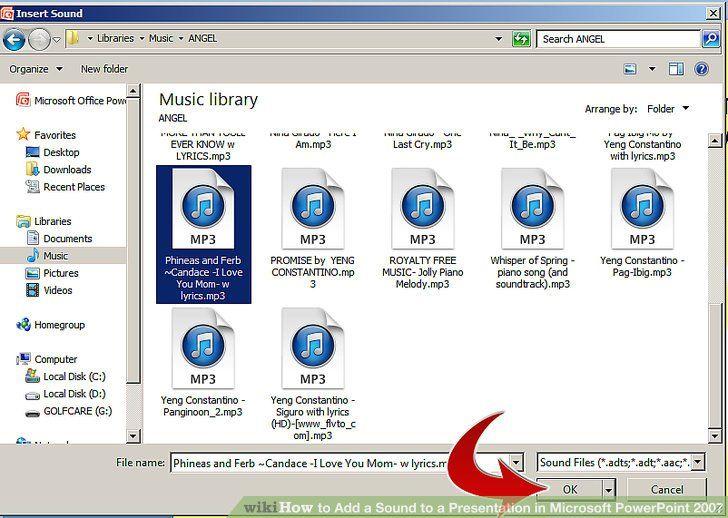 Microsoft PowerPoint 2007 Logo - How to Add a Sound to a Presentation in Microsoft PowerPoint 2007