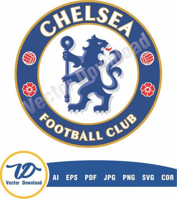 Football Club Logo - Chelsea football club logo vector download | Etsy