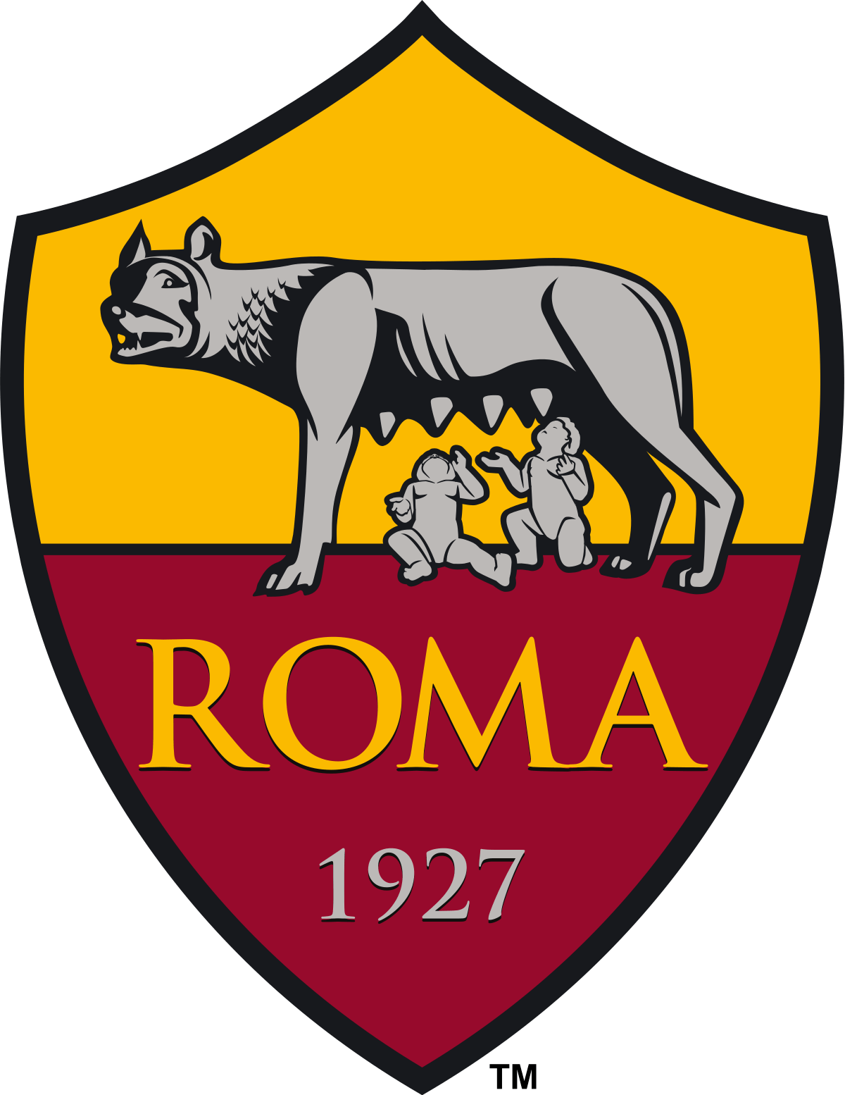 Soccer Team Shield Logo - A.S. Roma
