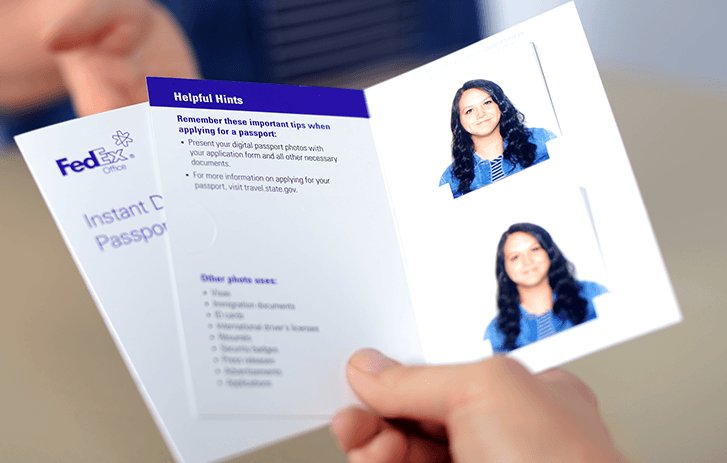 FedEx Small Square Logo - Passport Photo