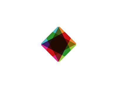 Colorful Diamond Logo - Diamond logo design symbol by Alex Tass, logo designer | Dribbble ...