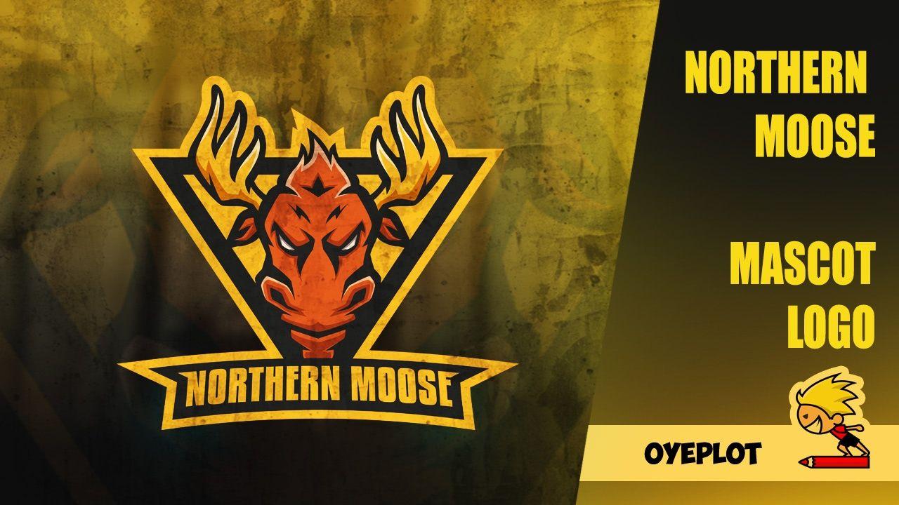 Moose Gaming Logo - Moose Mascot Logo//Timelapse//Illustrator - YouTube