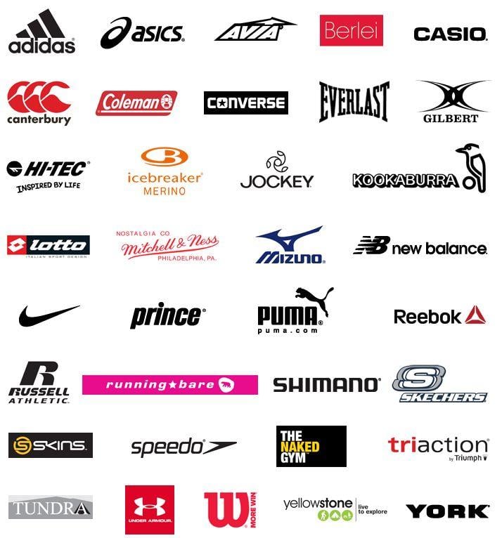 Athletic Clothing Companies and Apparel Logo - LogoDix