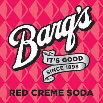 Red and Cream Logo - Barq's Red Cream Soda