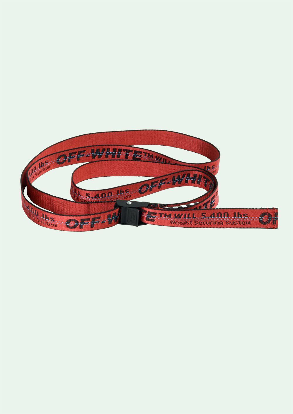Industrial Black and Red Logo - OFF WHITE