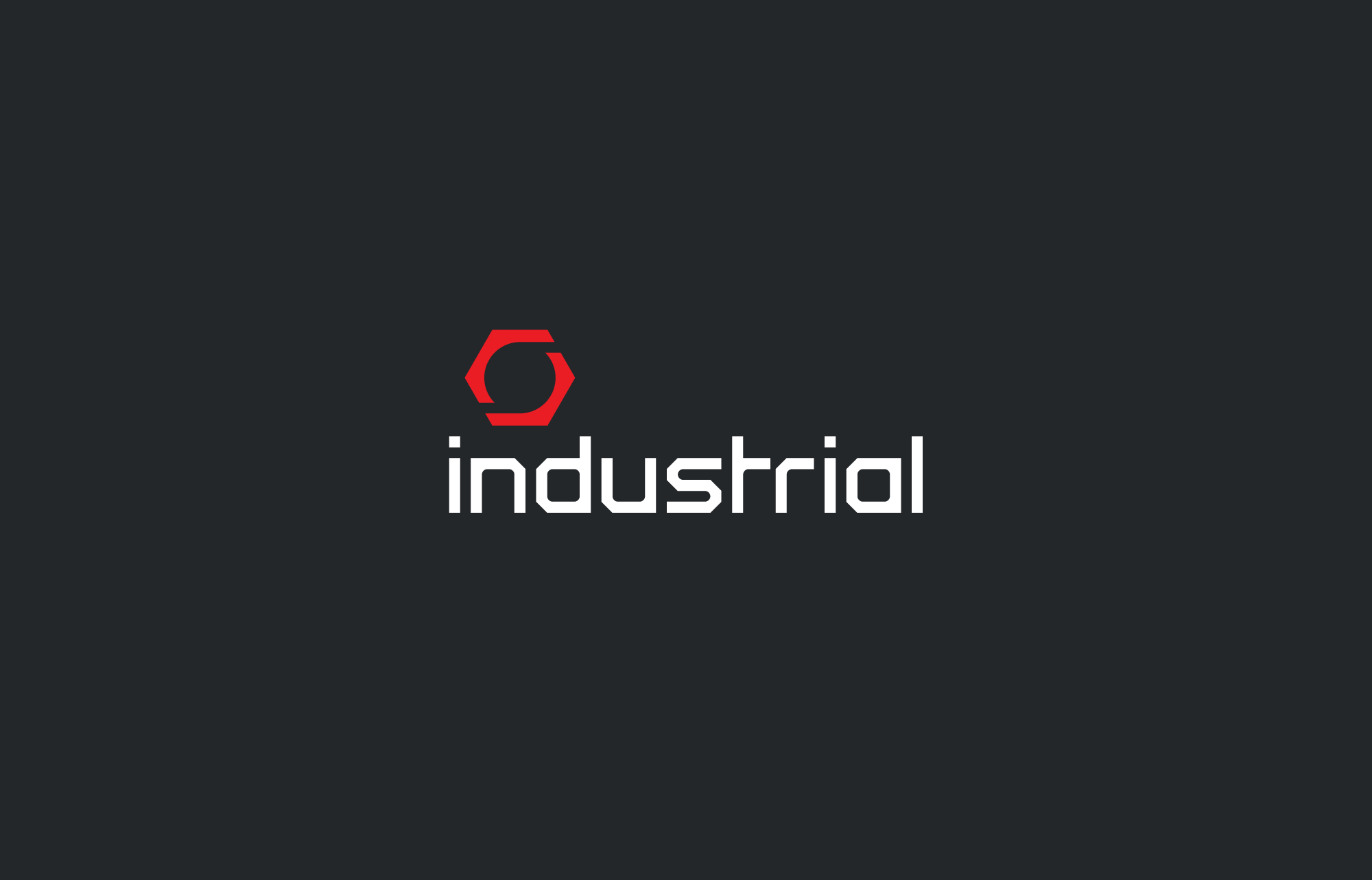 Industrial Black and Red Logo - Industrial Paul Nelson