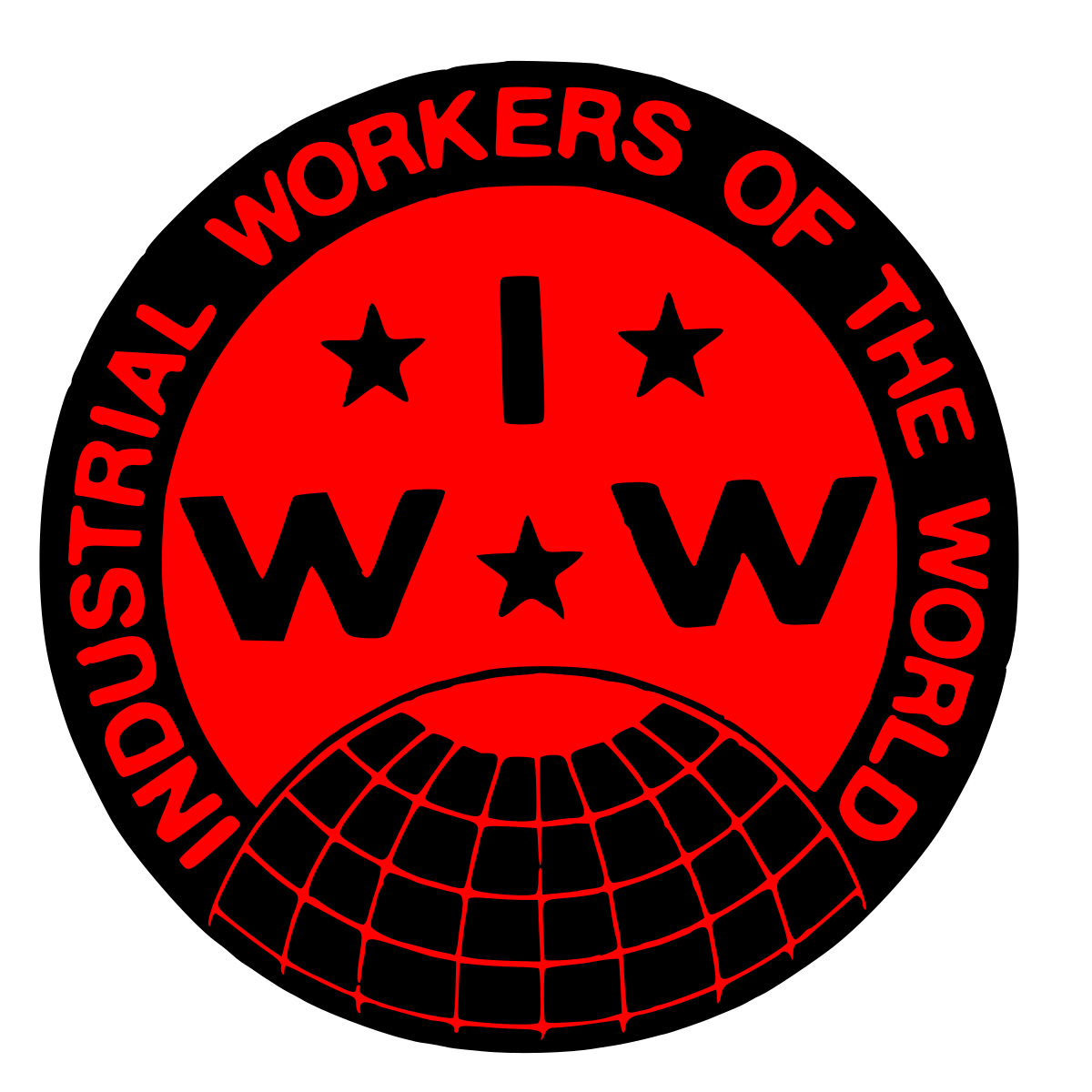 Industrial Black and Red Logo - Industrial Workers of the World