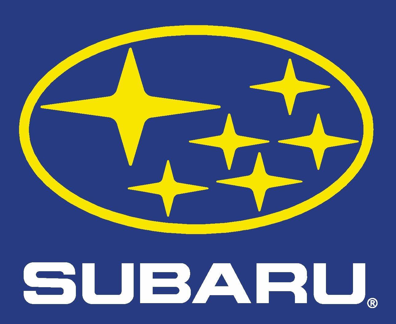 Blue and Yellow Sign Logo - Subaru Logo, Subaru Car Symbol Meaning and History | Car Brand Names.com