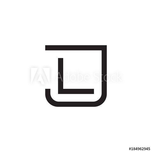 J& L Logo - Initial letter J and L, JL, LJ, overlapping L inside J, line art ...