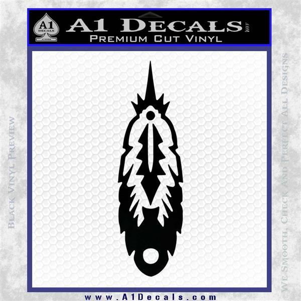 Indian Feather Logo - Indian Feather Vinyl Decal Sticker DV » A1 Decals