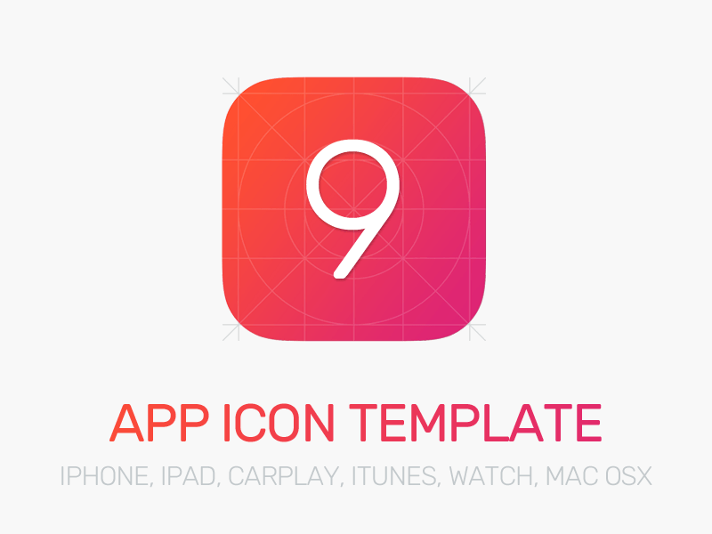 Mac iTunes App Logo - App Icon Template 2.0