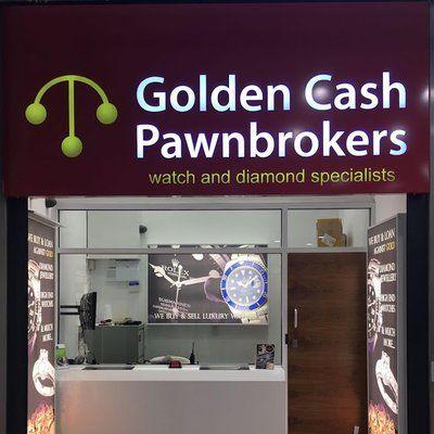 Golden Cash Logo - Golden Cash Pawnbrokers Shops 2 South Mall, Romford