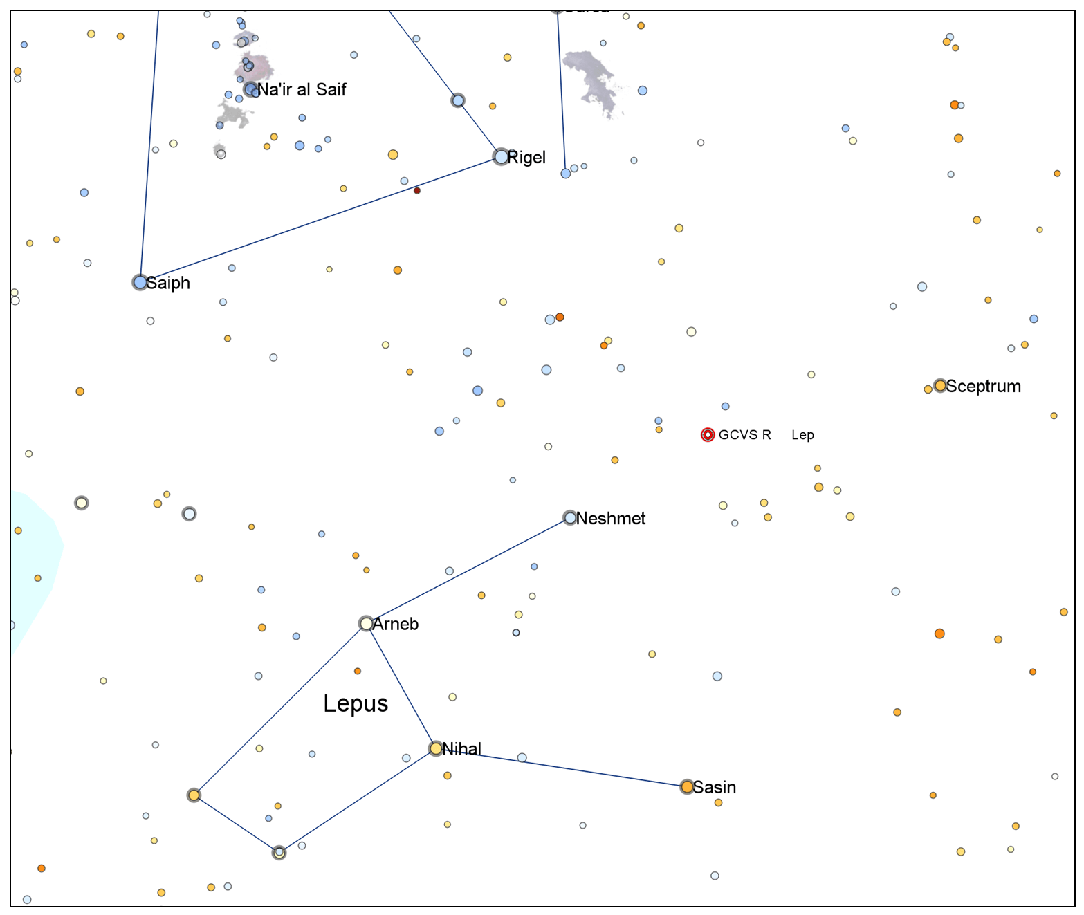 Black and White with Orange R Star Logo - The Allure of Carbon Stars – Cosmic Pursuits