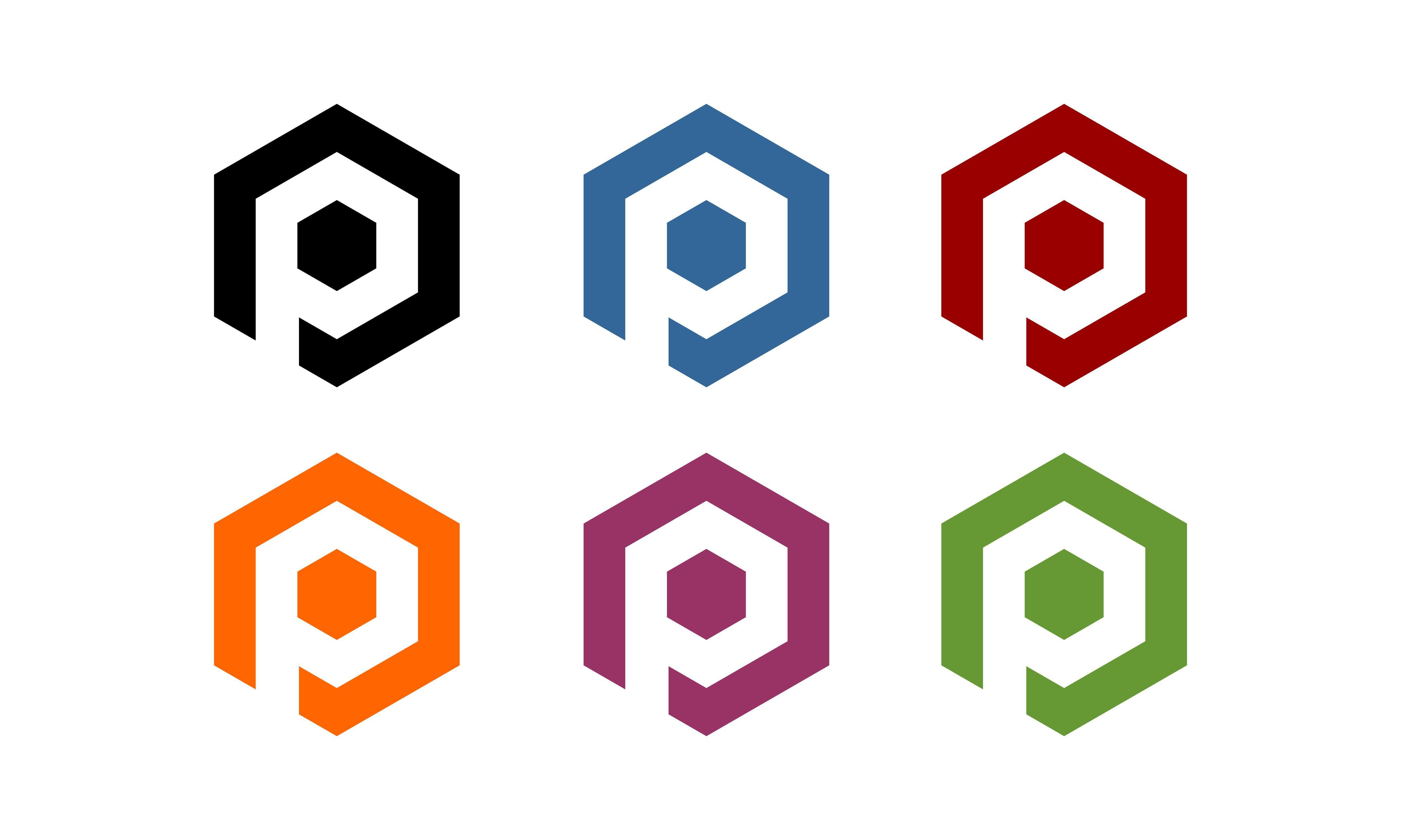 Generic Software Logo - Letter P Generic Logo Graphic