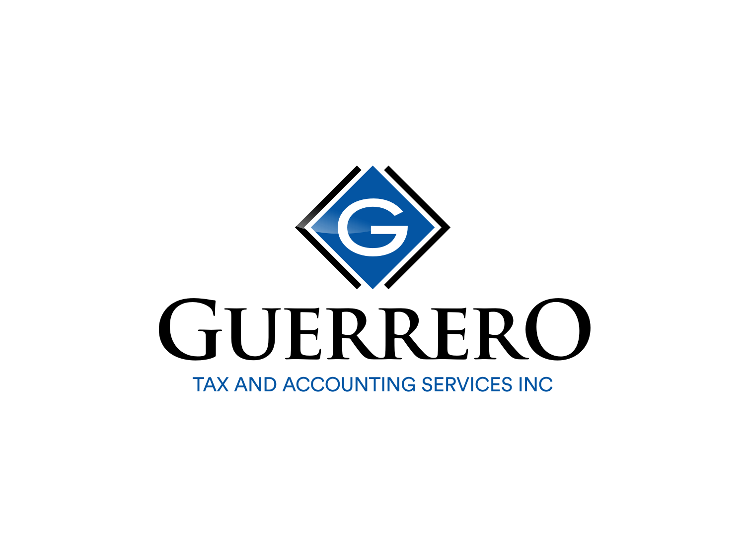 Accounting Service Logo - Modern, Serious, Finance And Accounting Logo Design for Guerrero Tax