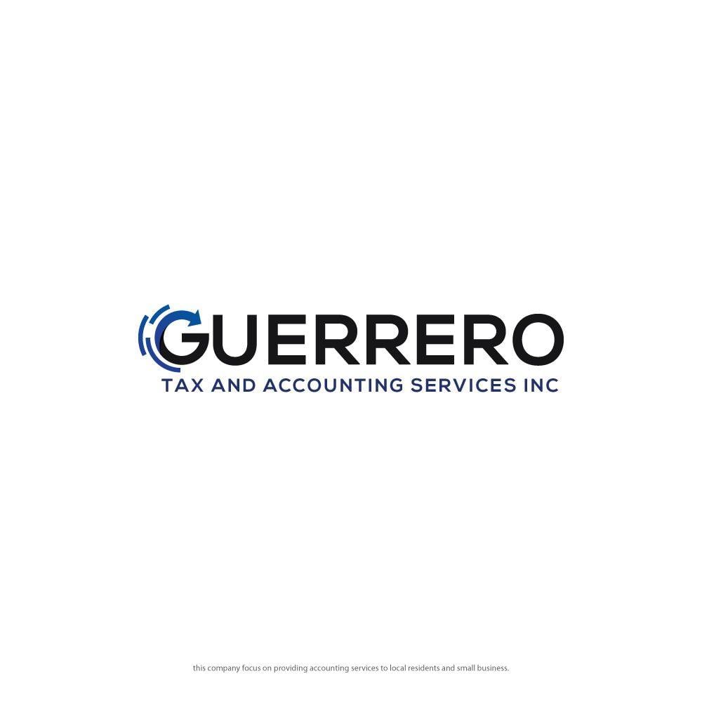 Accounting Service Logo - Modern, Serious, Finance And Accounting Logo Design for Guerrero Tax ...