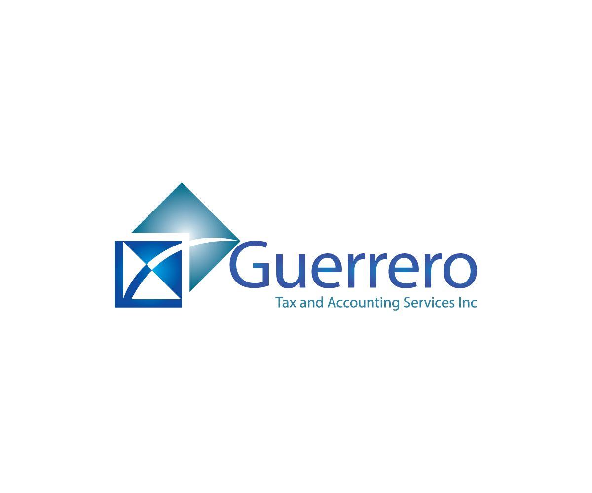 Accounting Service Logo - Modern, Serious, Finance And Accounting Logo Design for Guerrero Tax
