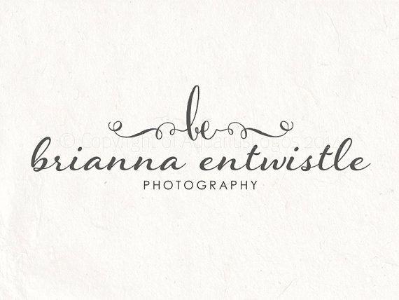 Swirly Logo - Photography logo design - initials logo swirly logo business logo ...