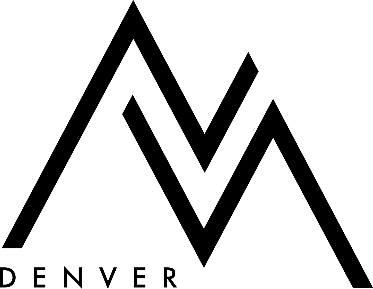 Black and White Market Logo - Denver Milk Market