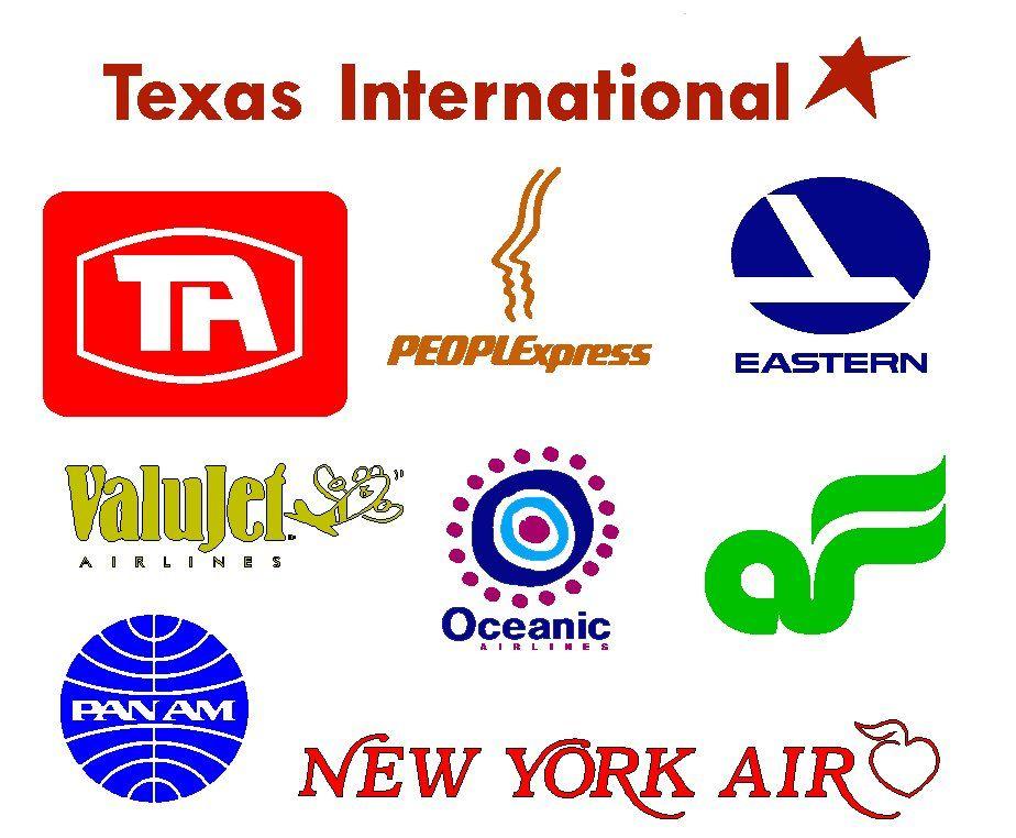 Leading Airline Logo - Airline Logos Past Windows font for Personal