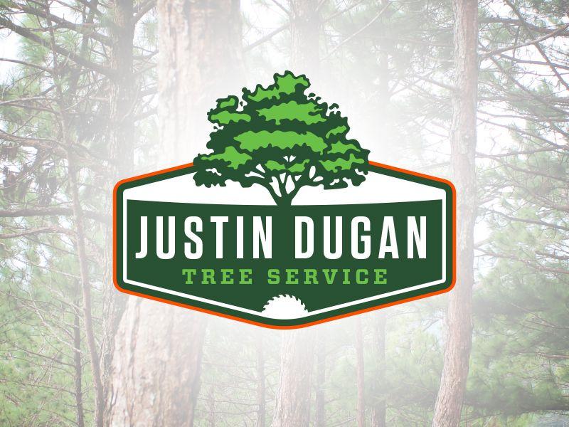 Tree Service Logo - Justin Dugan Tree Service - Logo Design by Clif Dixon | Dribbble ...