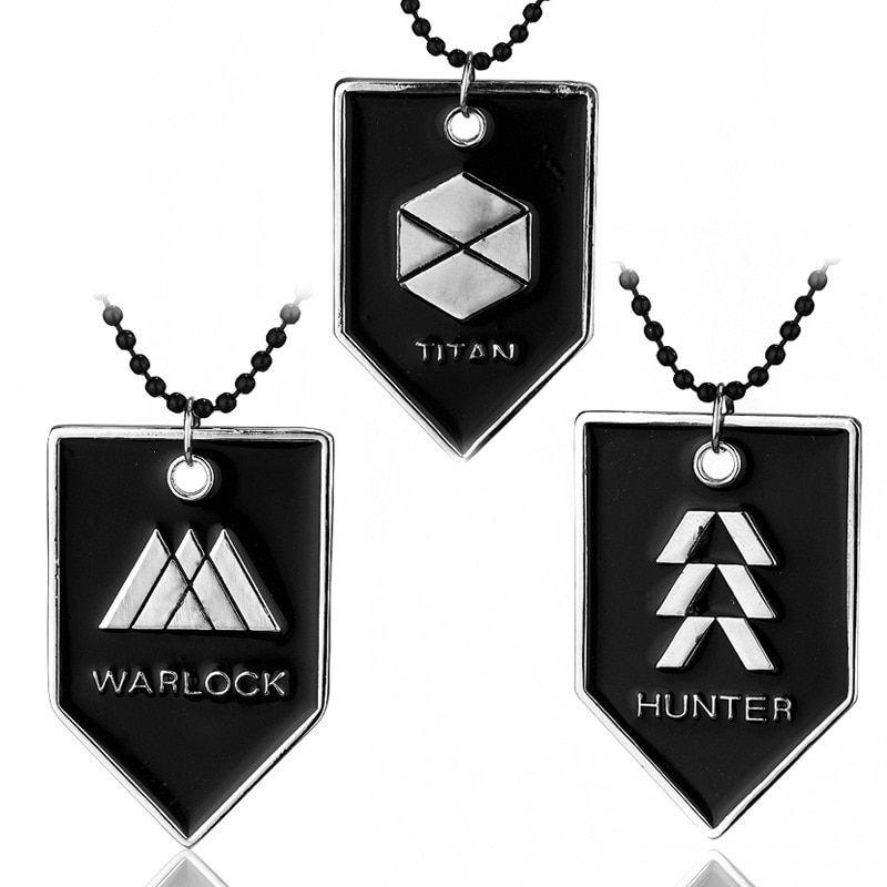 Destiny Warlock Logo - 10pcs/lot Destiny Ghost Destiny Kit Necklace Cospley Titan Raid ...