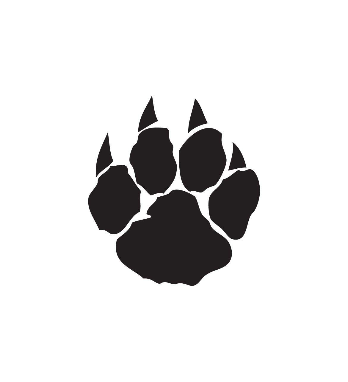 Wildcat Paw Logo - Wildcat Paw Print Clip Art. wildcat paw print clip art. Cute