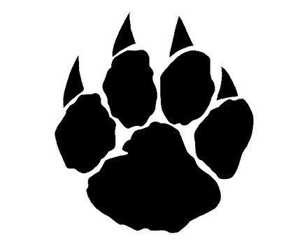Wildcat Paw Logo - wildcat paw print. Paw Print. Homecoming. Lion paw, Lion, School