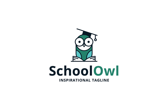 School Owls Logo - School Owl Logo Template | tasarım | Owl logo, Logos, Logo templates