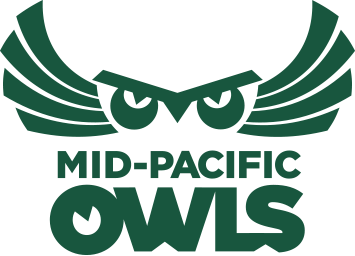 School Owls Logo - Identity and Branding - Mid-Pacific Institute