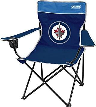 NHL Jets Logo - NHL Winnipeg Jets Logo Quad Legged Folding Lawn Chair, Folding
