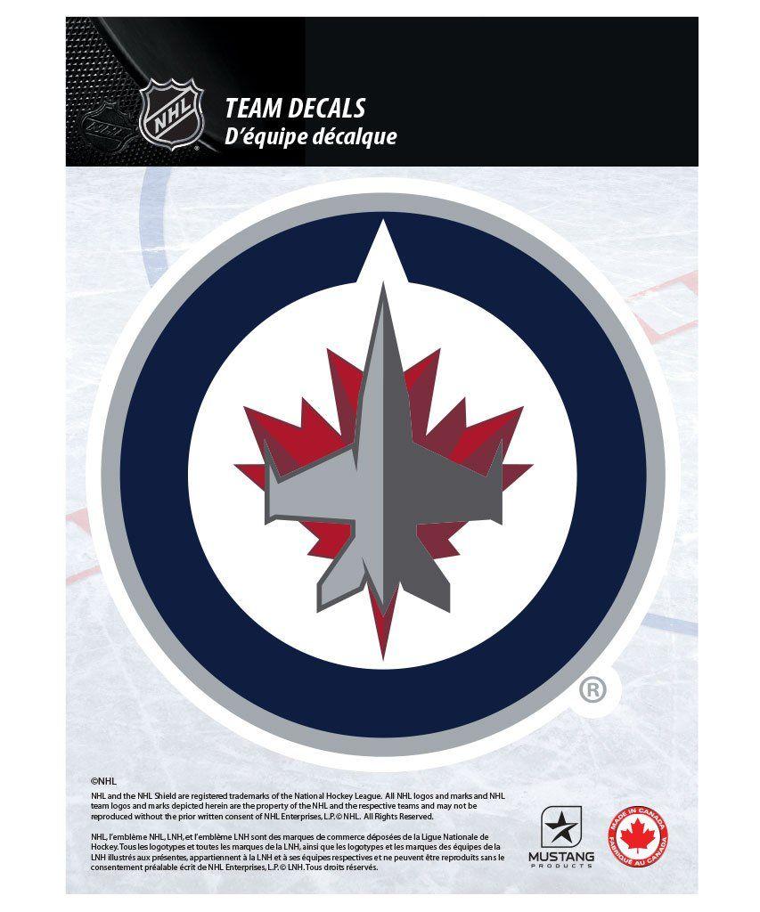 NHL Jets Logo - WINNIPEG JETS 5 X 7 NHL TEAM DECAL