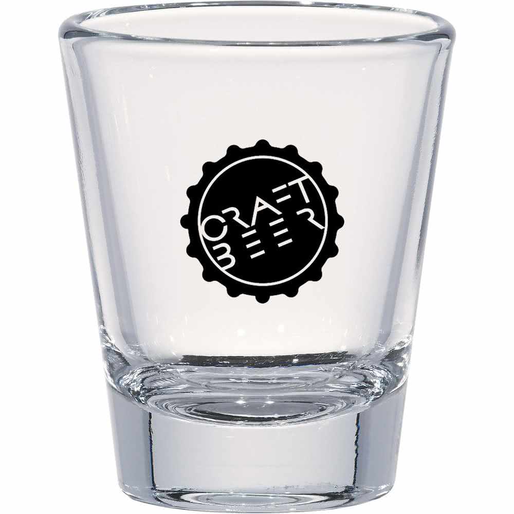 Glass Whiskey Logo - Promotional 1.75 Oz. Original Whiskey Shooter Shot Glasses with ...