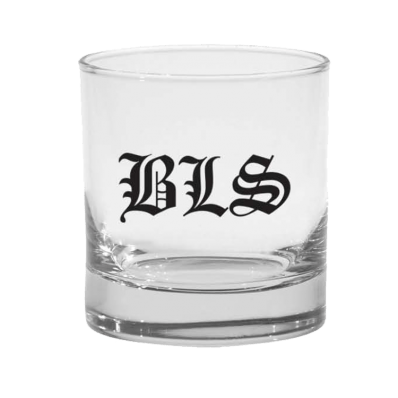 Glass Whiskey Logo - BLS Logo Whiskey Glass