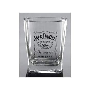 Glass Whiskey Logo - Amazon.com | Jack Daniel's Tennessee Whiskey Logo DOF 14 oz. Glass ...