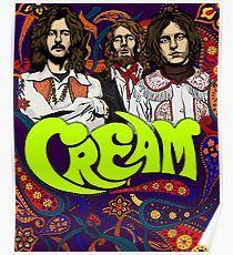 Cream Rock Band Logo - Cream Band Posters | Redbubble