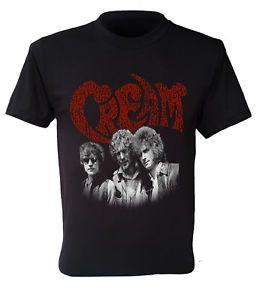 Cream Rock Band Logo - Cream T-shirt 60s British Rock Band Retro Vintage men Clapton bake ...