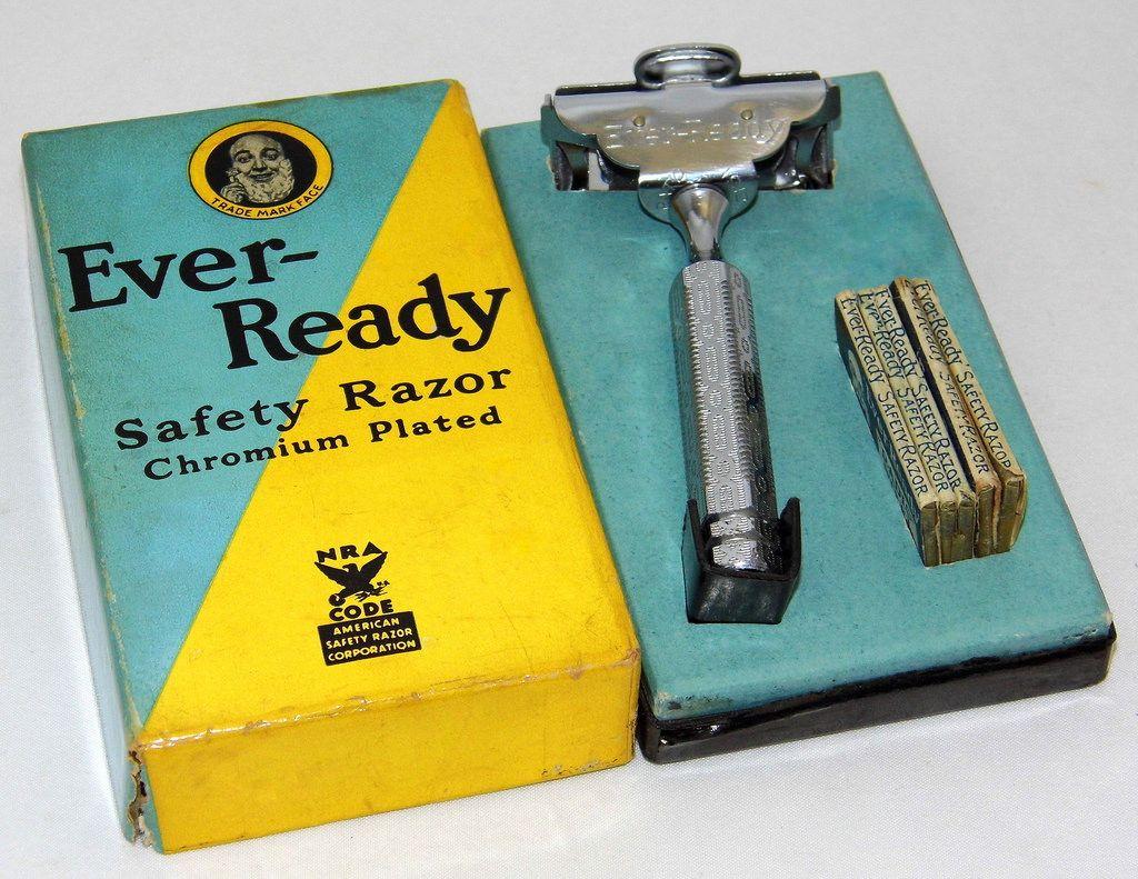 Razor Corporation Logo - Vintage Ever-Ready Chromium Plated Single Edge Safety Razo… | Flickr