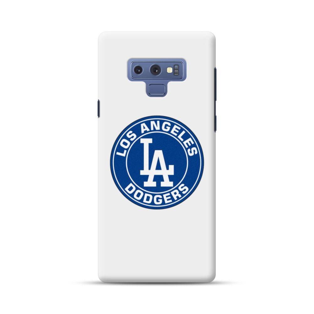 Los Angeles Dodgers Team Logo - Los Angeles Dodgers Team Logo Round Samsung Galaxy Note 9 Case