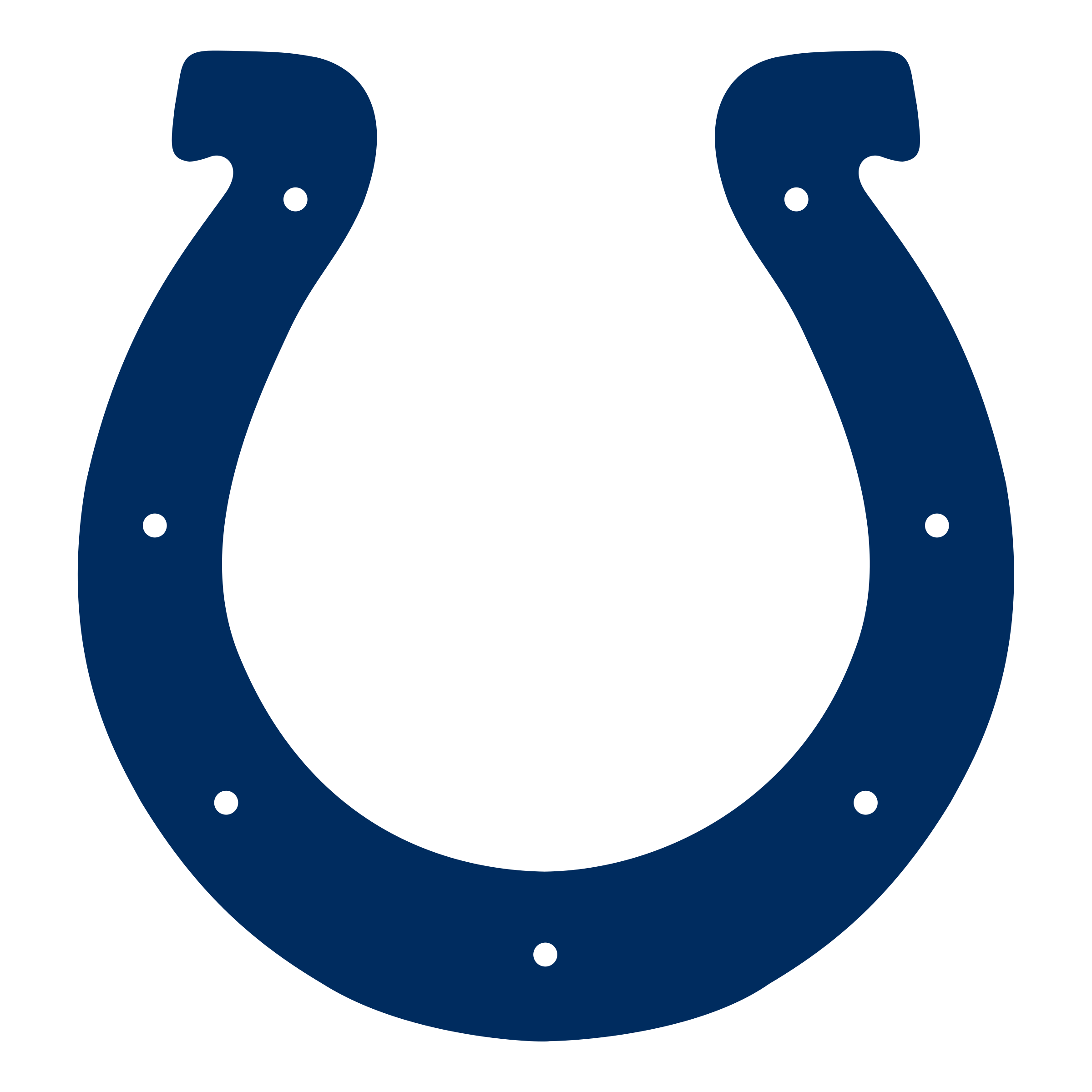 Colts Horseshoe Logo - Indianapolis Colts Logo PNG Transparent & SVG Vector