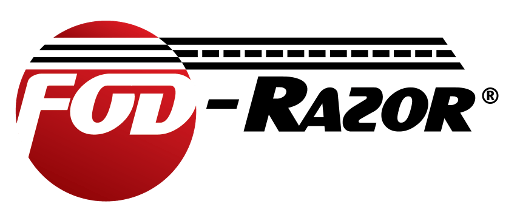 Razor Corporation Logo - FOD-Razor® Airport Runway Sweeper – The FOD Control Corporation