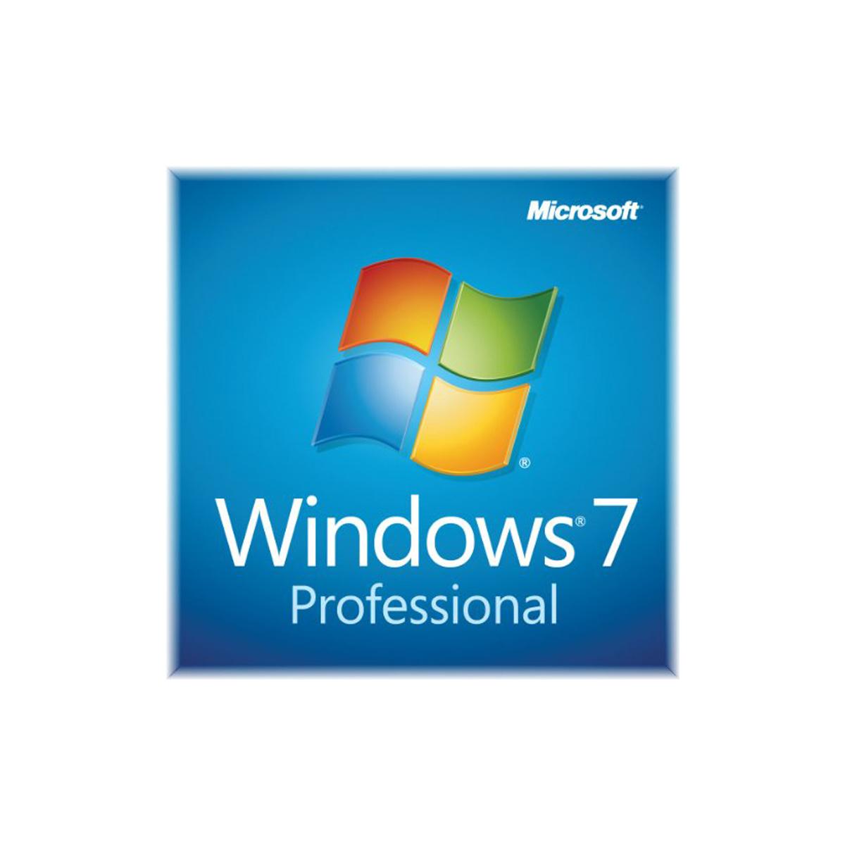 Windows 7 Pro Logo - Microsoft Windows 7 Professional 64-bit – Enigma Computer Software ...