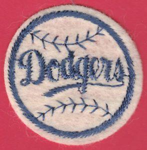 Los Angeles Dodgers Team Logo - 1960'S LOS ANGELES DODGERS MLB BASEBALL VINTAGE 2 ROUND TEAM LOGO