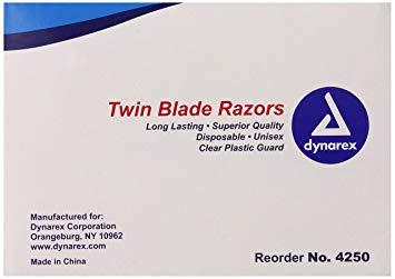 Razor Corporation Logo - Amazon.com: Dynarex Razors, Twin Blade, 50-Count (Pack of 6): Beauty