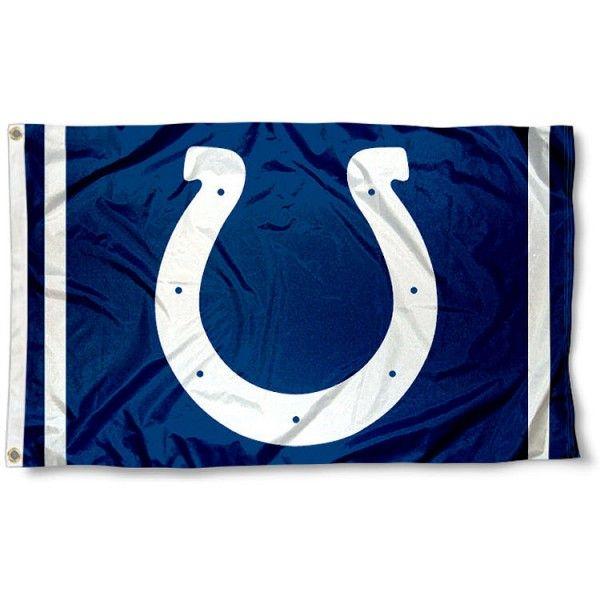 Colts Horseshoe Logo - Indianapolis Colts Horseshoe Logo Flag your Indianapolis Colts