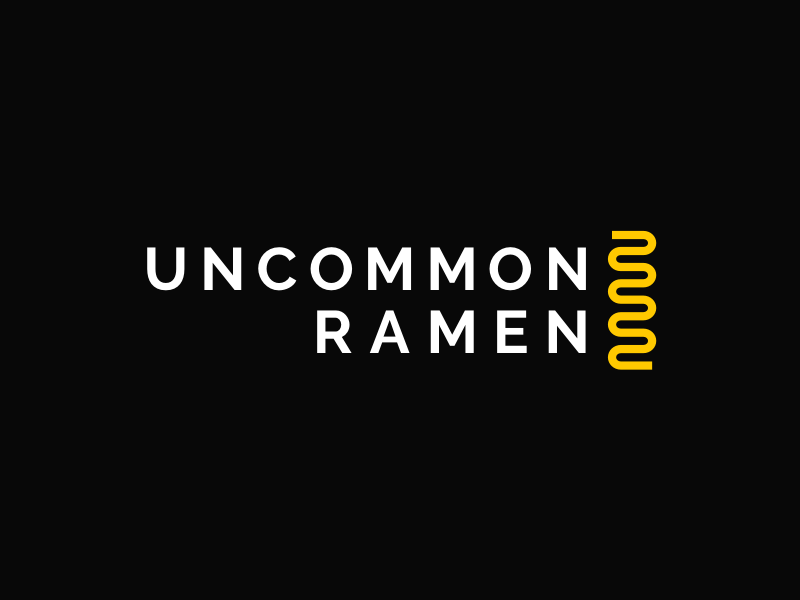 Uncommon Restaurant Logo - Uncommon Ramen by Mike Berg | Dribbble | Dribbble