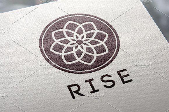 Star Flower Logo - Japanese Crest Star Flower Logo Set ~ Logo Templates ~ Creative Market