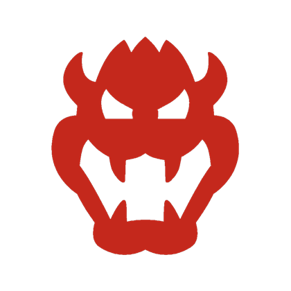 Bowser Logo - bowser logo red