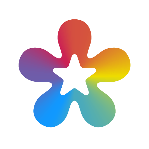 Star Flower Logo - Star flower